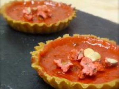 Recette Tartelettes aux pralines roses